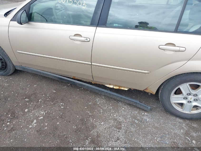 2005 Chevrolet Malibu Ls VIN: 1G1ZT54875F256368 Lot: 40015503