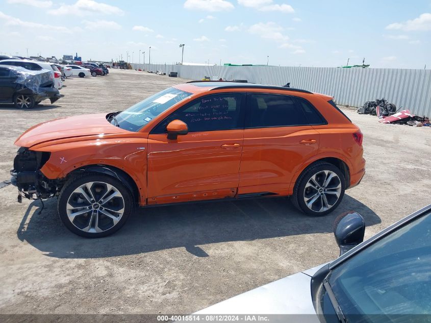 2021 Audi Q3 Premium Plus 45 Tfsi S Line Quattro Tiptronic VIN: WA1EECF31M1004806 Lot: 40015514