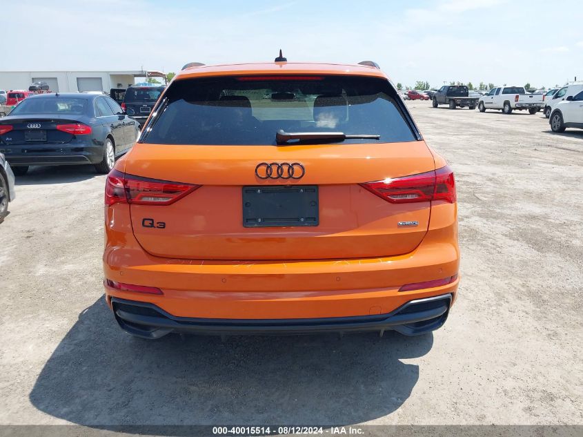 2021 Audi Q3 Premium Plus 45 Tfsi S Line Quattro Tiptronic VIN: WA1EECF31M1004806 Lot: 40015514