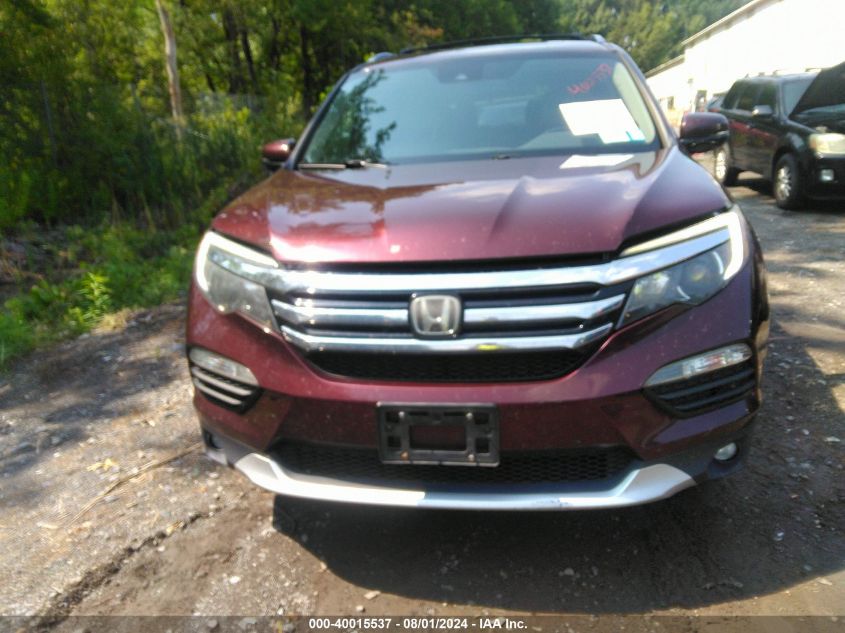 2016 Honda Pilot Touring VIN: 5FNYF6H94GB027978 Lot: 40015537