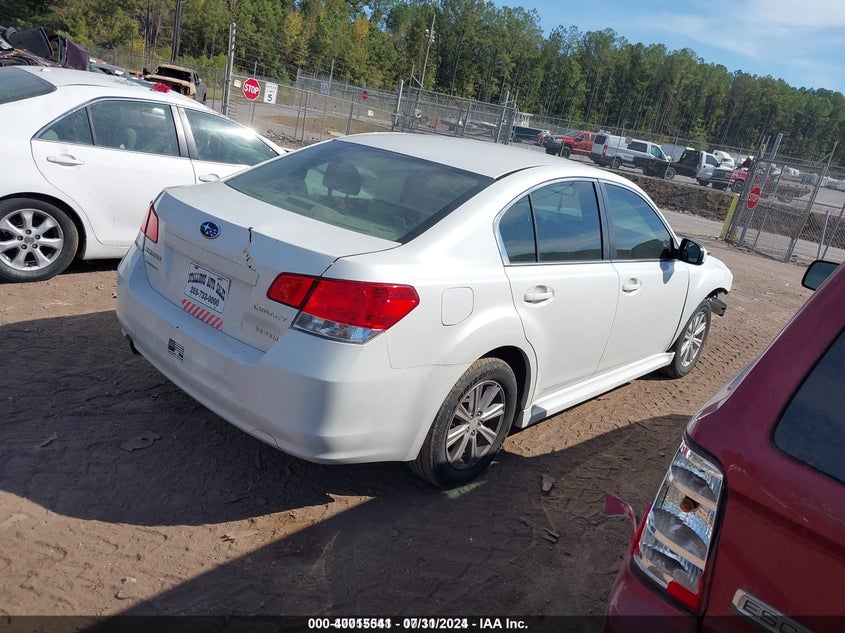 2011 SUBARU LEGACY VIN: ML32AUHJ6NH006018