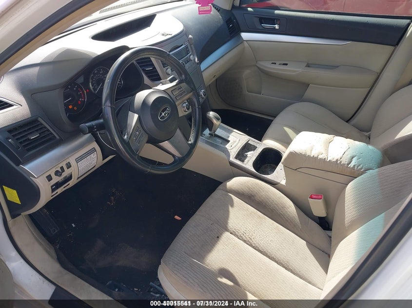 2011 SUBARU LEGACY VIN: ML32AUHJ6NH006018