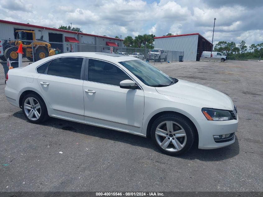 2014 Volkswagen Passat 2.0L Tdi Sel Premium VIN: 1VWCN7A36EC051277 Lot: 40015546