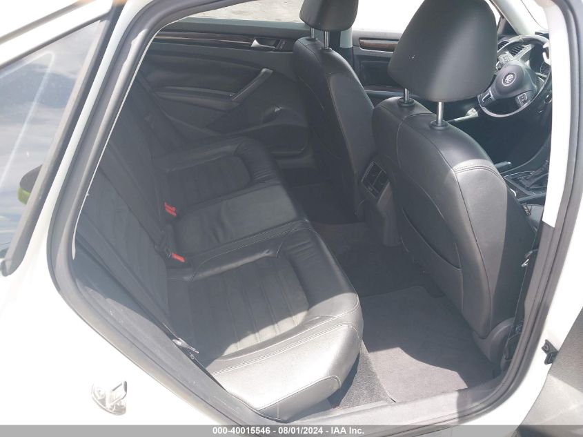 2014 Volkswagen Passat 2.0L Tdi Sel Premium VIN: 1VWCN7A36EC051277 Lot: 40015546