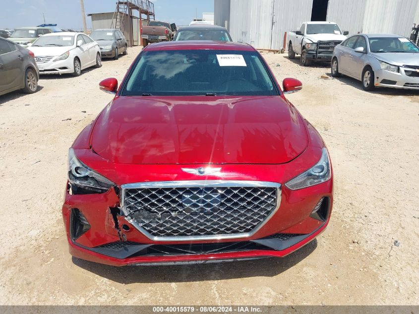 KMTG54LE2KU032072 2019 Genesis G70 3.3T Advanced