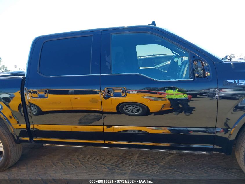 2019 Ford F-150 Platinum VIN: 1FTEW1E48KFB83816 Lot: 40015621