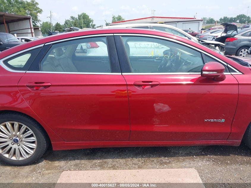 2015 Ford Fusion Hybrid Se VIN: 3FA6P0LU5FR221483 Lot: 40015627