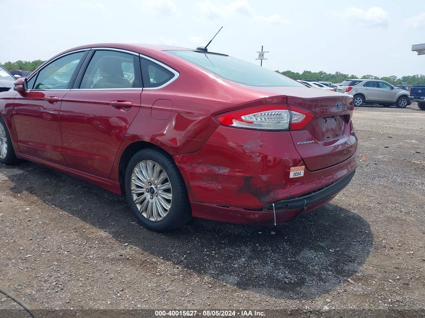 2015 Ford Fusion Hybrid Se VIN: 3FA6P0LU5FR221483 Lot: 40015627
