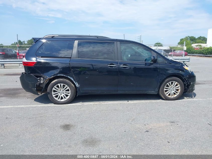 2017 Toyota Sienna Xle 8 Passenger VIN: 5TDYZ3DC2HS805893 Lot: 40015657