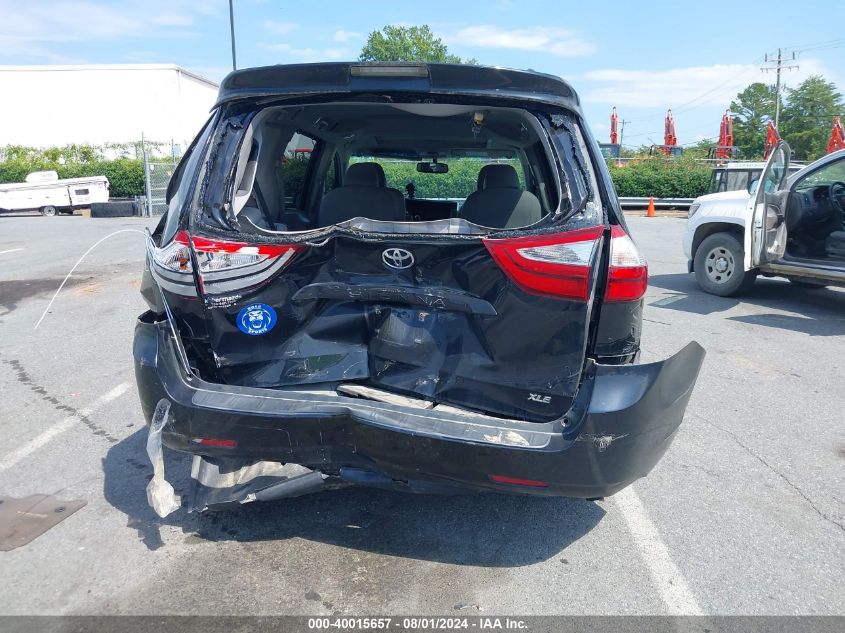 2017 Toyota Sienna Xle 8 Passenger VIN: 5TDYZ3DC2HS805893 Lot: 40015657