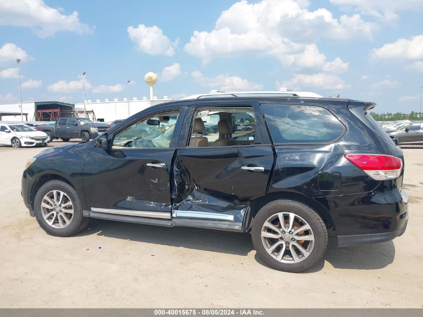 2013 Nissan Pathfinder Sl VIN: 5N1AR2MN3DC646872 Lot: 40015675