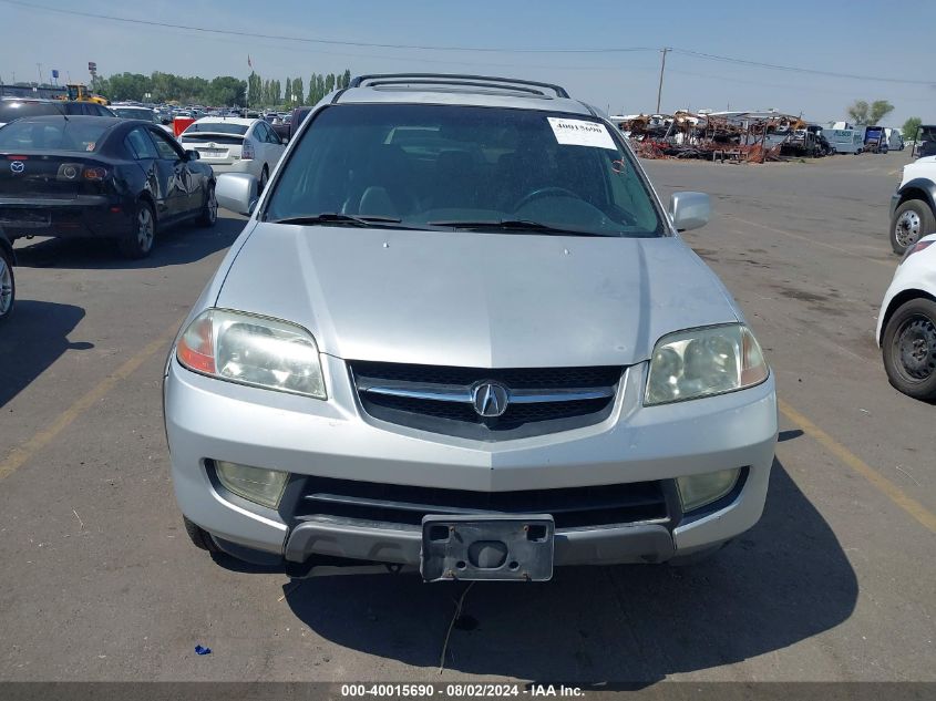 2003 Acura Mdx VIN: 2HNYD188X3H526704 Lot: 40015690