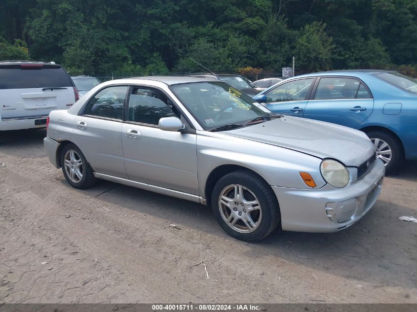 2003 Subaru Impreza 2.5Rs VIN: JF1GD67593H500645 Lot: 40015711