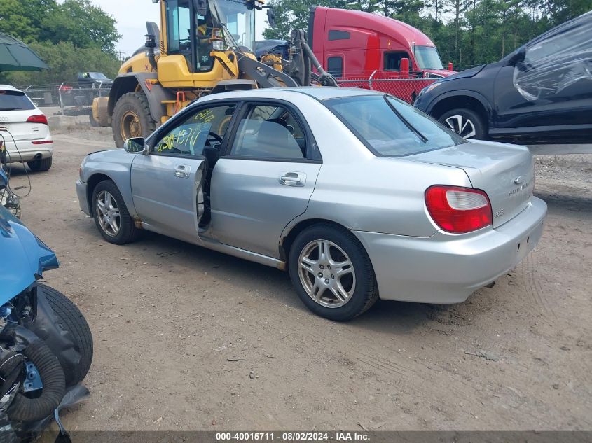 2003 Subaru Impreza 2.5Rs VIN: JF1GD67593H500645 Lot: 40015711