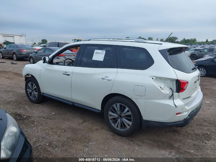 2017 Nissan Pathfinder S/Sv/Sl/Platinum VIN: 5N1DR2MM8HC630855 Lot: 40015712