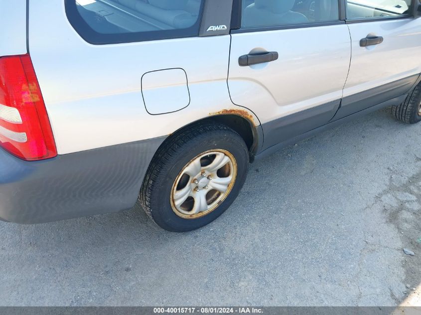 2003 Subaru Forester X VIN: JF1SG63653H729789 Lot: 40015717
