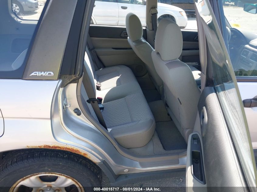 2003 Subaru Forester X VIN: JF1SG63653H729789 Lot: 40015717