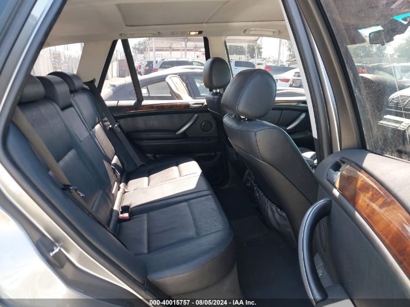 2006 BMW X5 3.0I VIN: 5UXFA13596LY39378 Lot: 40015757