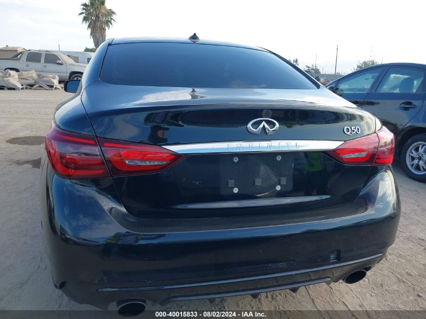 2019 Infiniti Q50 3.0T Luxe VIN: JN1EV7AP2KM543845 Lot: 40015833