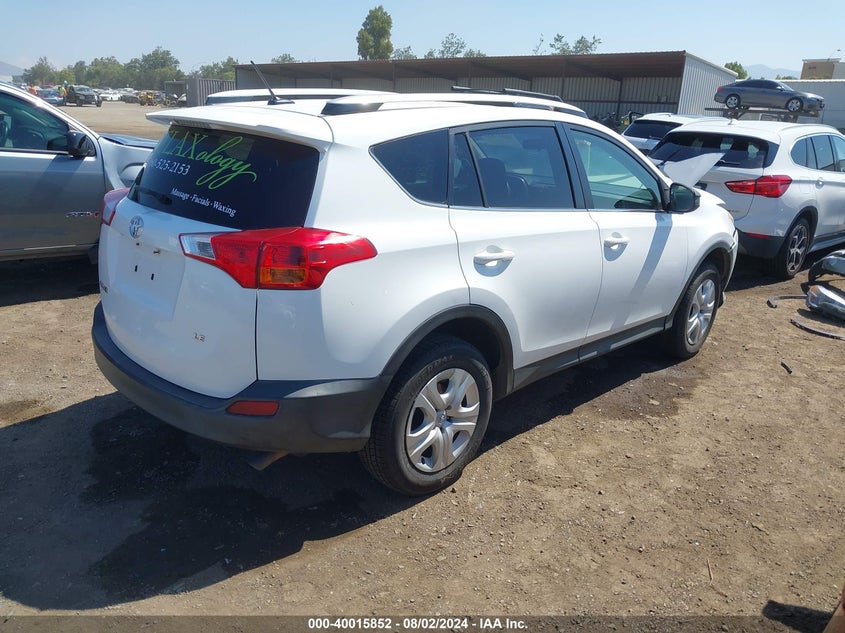 2015 TOYOTA RAV4 VIN: LUCGE8G73C3002793