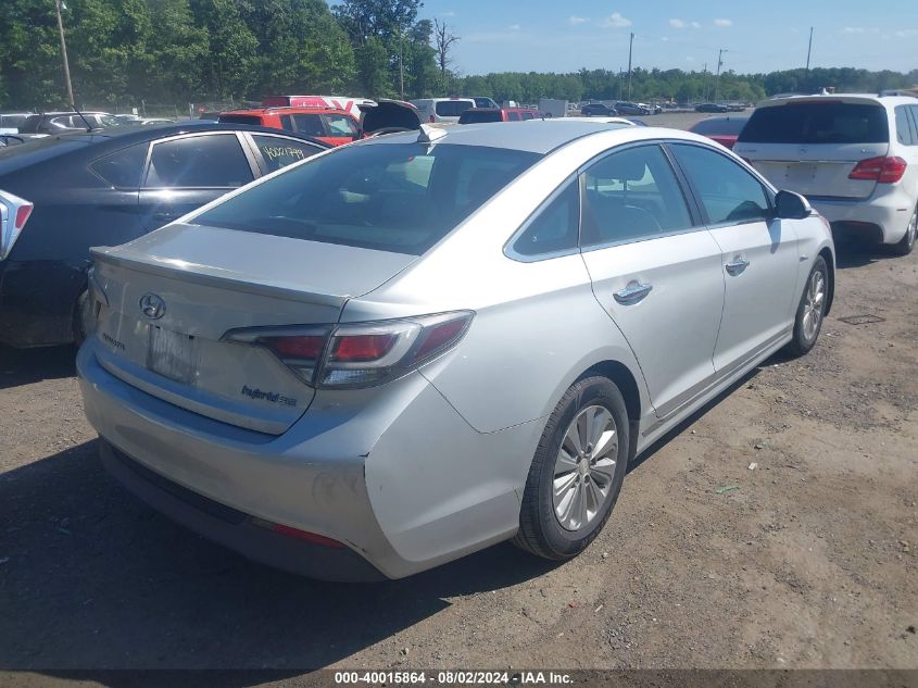 KMHE24L14GA011658 | 2016 HYUNDAI SONATA HYBRID