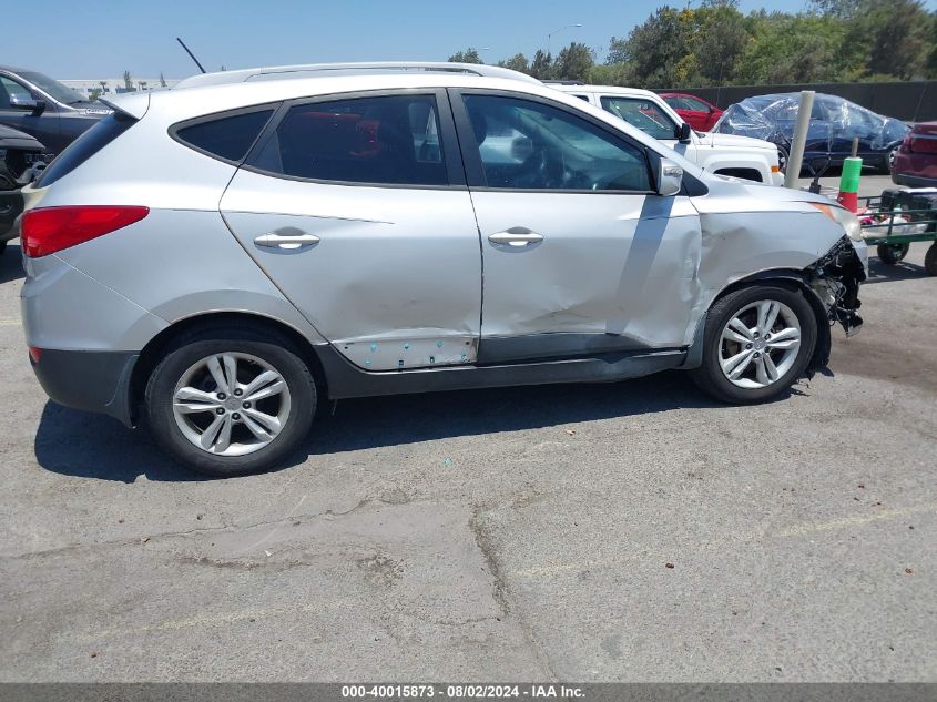 2013 Hyundai Tucson Gls VIN: KM8JU3AC2DU624122 Lot: 40015873