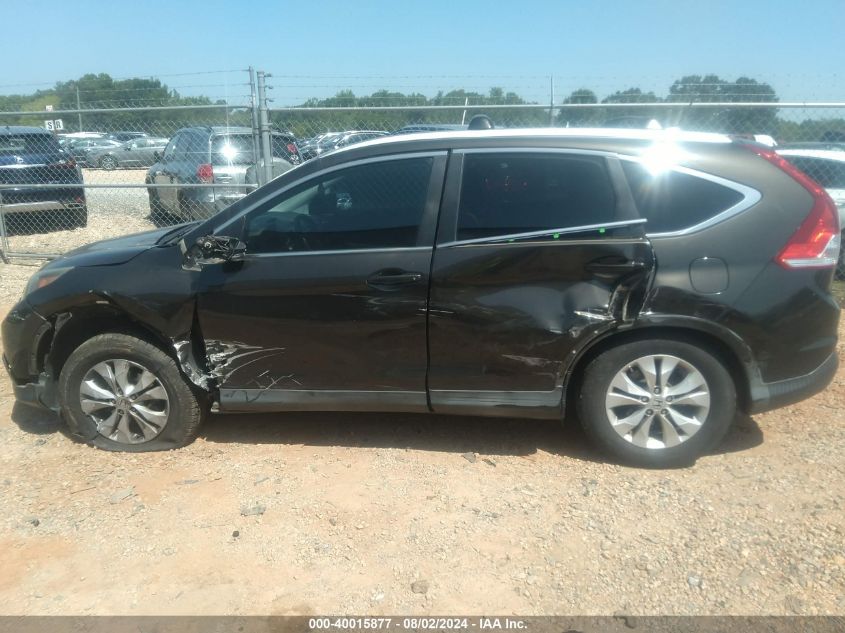 2014 Honda Cr-V Ex-L VIN: 5J6RM3H70EL012809 Lot: 40015877