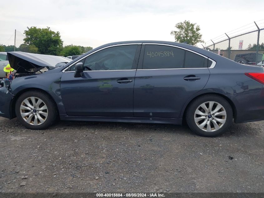 2017 Subaru Legacy 2.5I Premium VIN: 4S3BNAC6XH3066551 Lot: 40015884