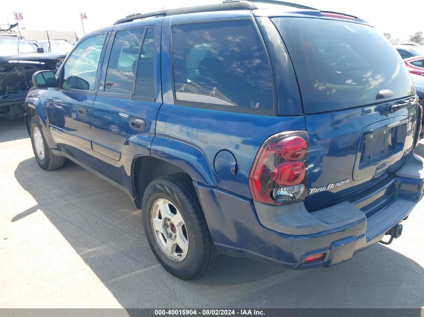 2002 Chevrolet Trailblazer Ls VIN: 1GNDS13S322392579 Lot: 40015904