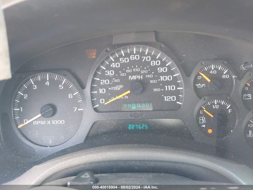 2002 Chevrolet Trailblazer Ls VIN: 1GNDS13S322392579 Lot: 40015904