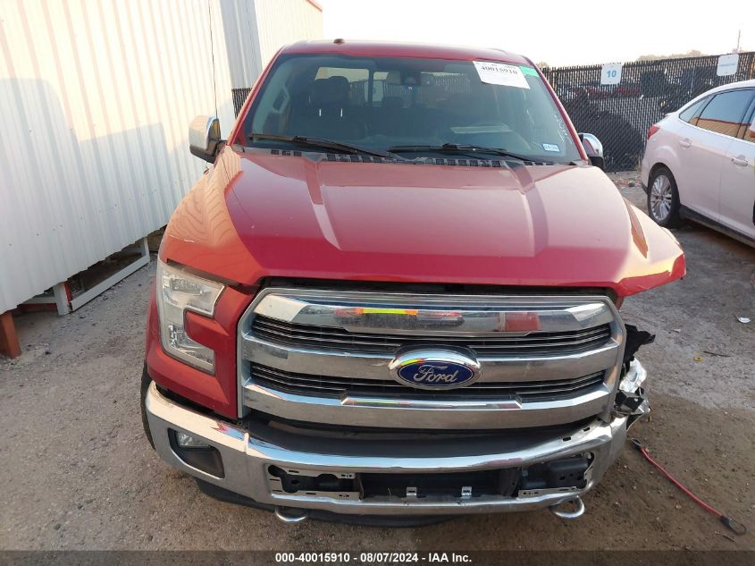 2017 FORD F-150 LARIAT - 1FTEW1EG7HKD41296