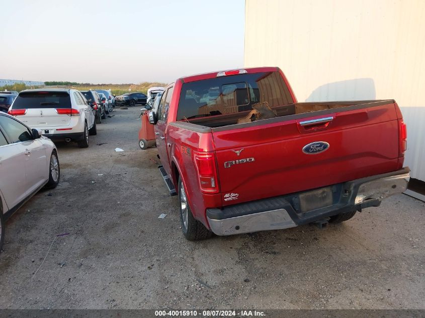 2017 FORD F-150 LARIAT - 1FTEW1EG7HKD41296