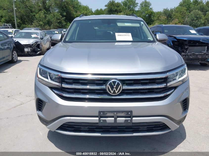 2021 Volkswagen Atlas Se VIN: 1V2HR2CA6MC581029 Lot: 40015932