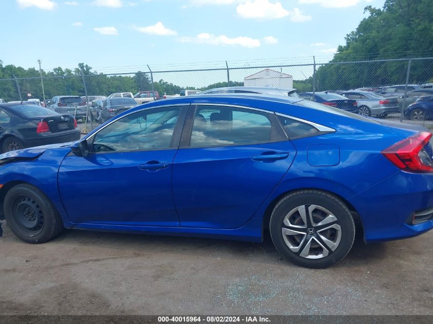 2018 Honda Civic Lx VIN: 2HGFC2F54JH536710 Lot: 40015964