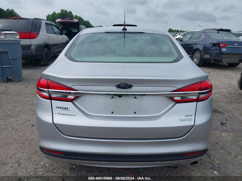 2017 Ford Fusion Se VIN: 3FA6P0HD3HR375007 Lot: 40015968