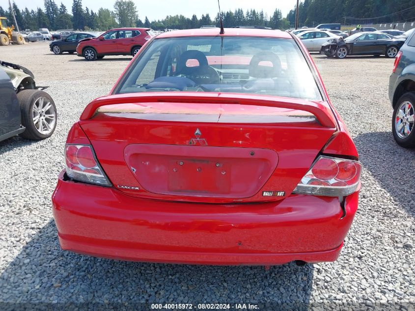 2006 Mitsubishi Lancer Ralliart VIN: JA3AJ66FX6U071917 Lot: 40015972