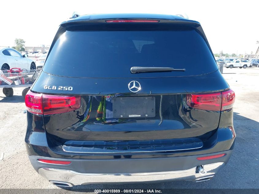 2020 Mercedes-Benz Glb 250 VIN: WDC4M4GBXLW007201 Lot: 40015989