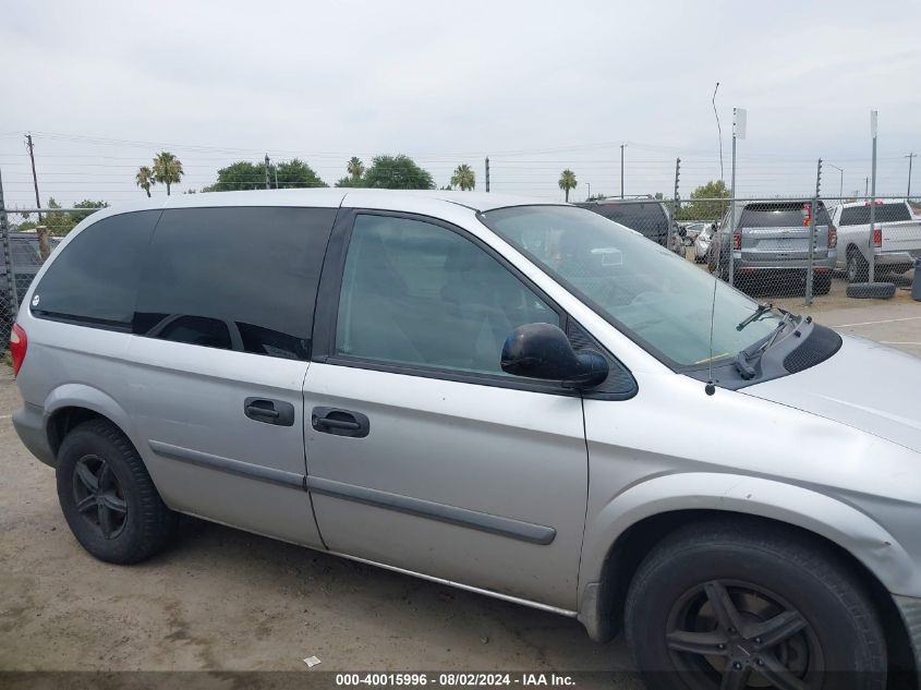 2006 Dodge Caravan Se VIN: 1D4GP25BX6B710667 Lot: 40015996