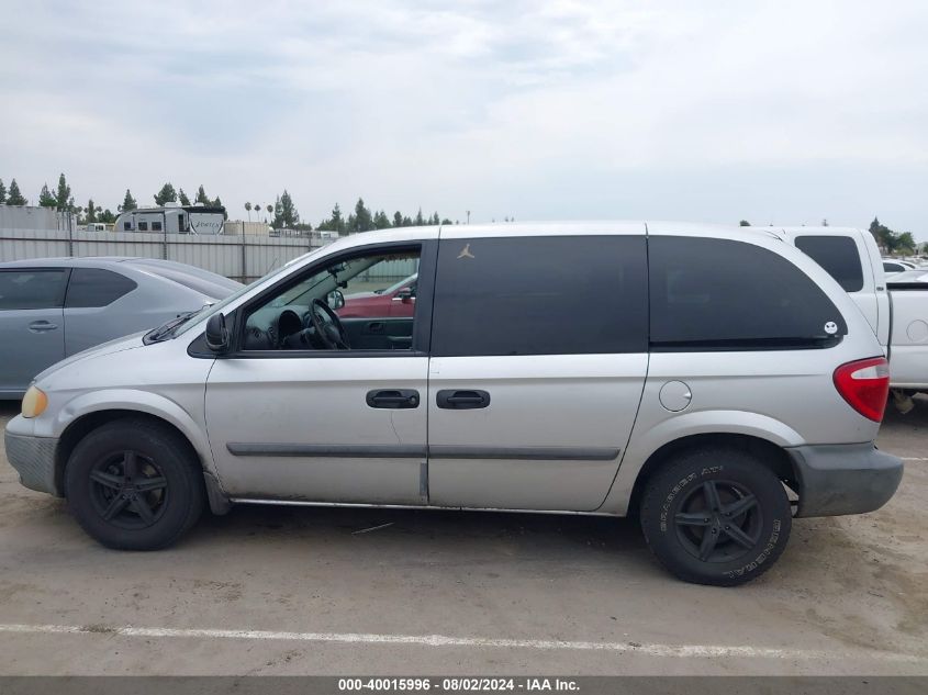 2006 Dodge Caravan Se VIN: 1D4GP25BX6B710667 Lot: 40015996