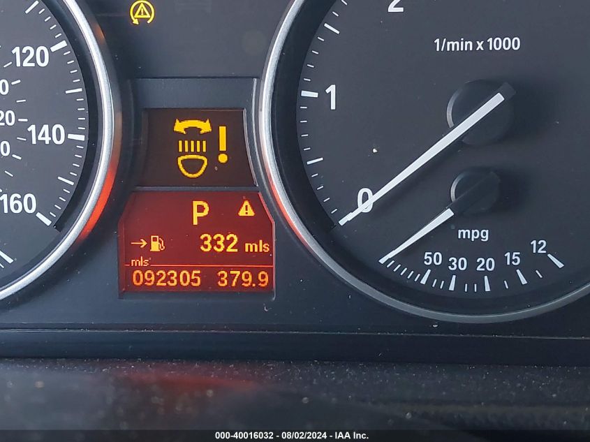 2011 BMW 3 Series D VIN: WBAPN7C51BA781296 Lot: 40016032