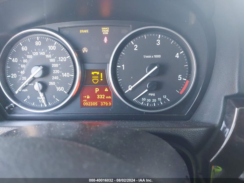 2011 BMW 3 Series D VIN: WBAPN7C51BA781296 Lot: 40016032