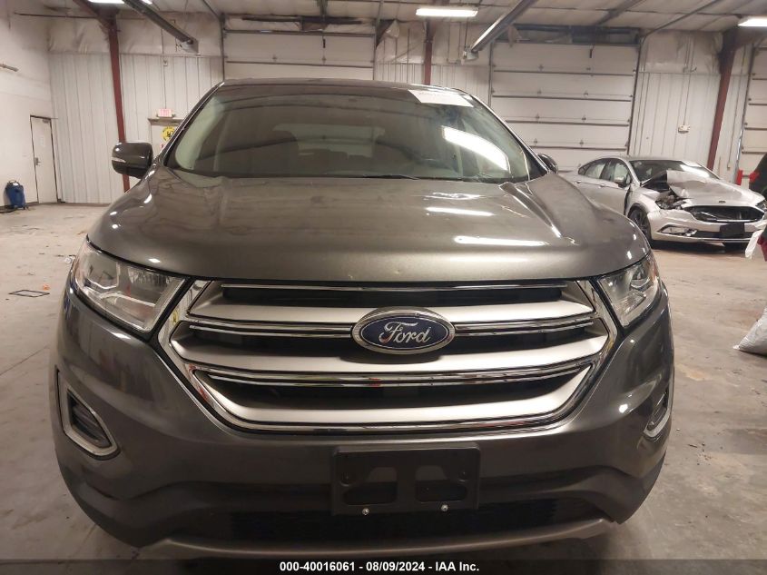 2015 Ford Edge Sel VIN: 2FMTK4J92FBB60783 Lot: 40016061