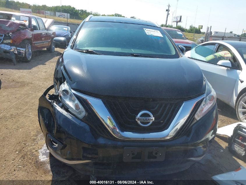 2018 Nissan Murano Platinum VIN: 5N1AZ2MG0JN109328 Lot: 40016131