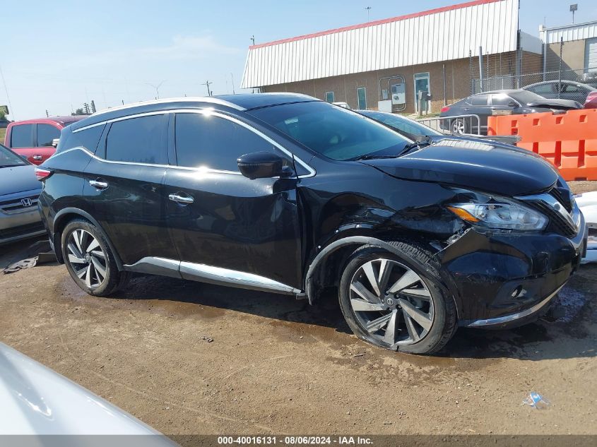 2018 Nissan Murano Platinum VIN: 5N1AZ2MG0JN109328 Lot: 40016131