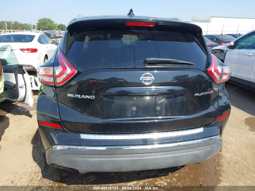 2018 Nissan Murano Platinum VIN: 5N1AZ2MG0JN109328 Lot: 40016131