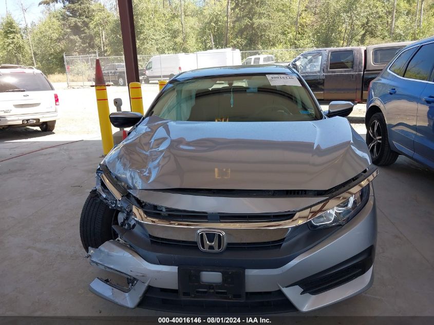 2018 Honda Civic Ex VIN: 2HGFC2F71JH550596 Lot: 40016146