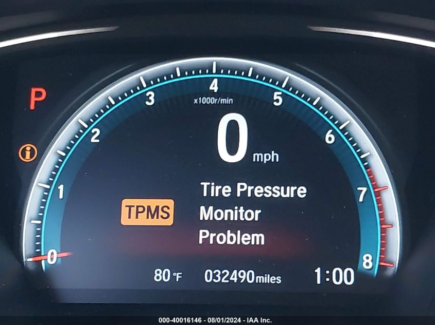 2018 Honda Civic Ex VIN: 2HGFC2F71JH550596 Lot: 40016146