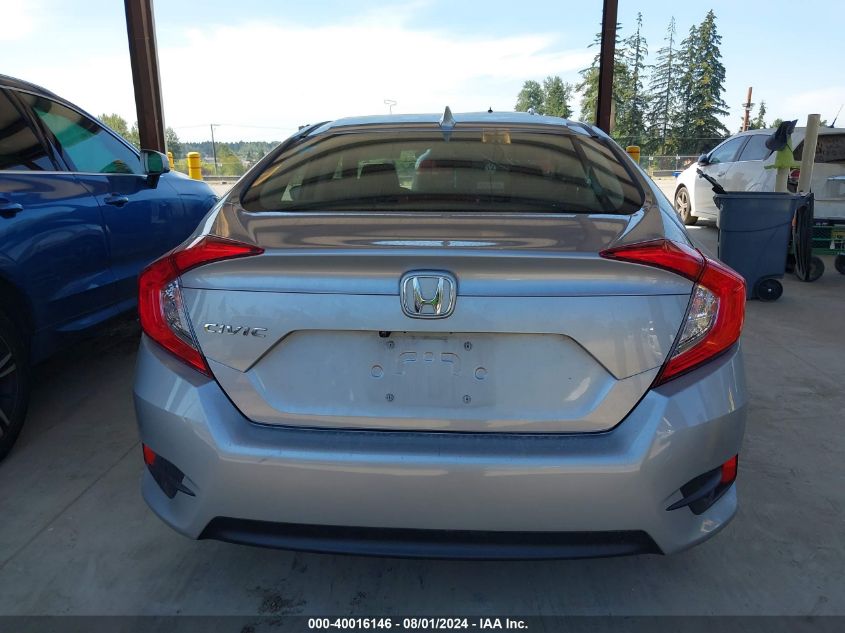 2018 Honda Civic Ex VIN: 2HGFC2F71JH550596 Lot: 40016146