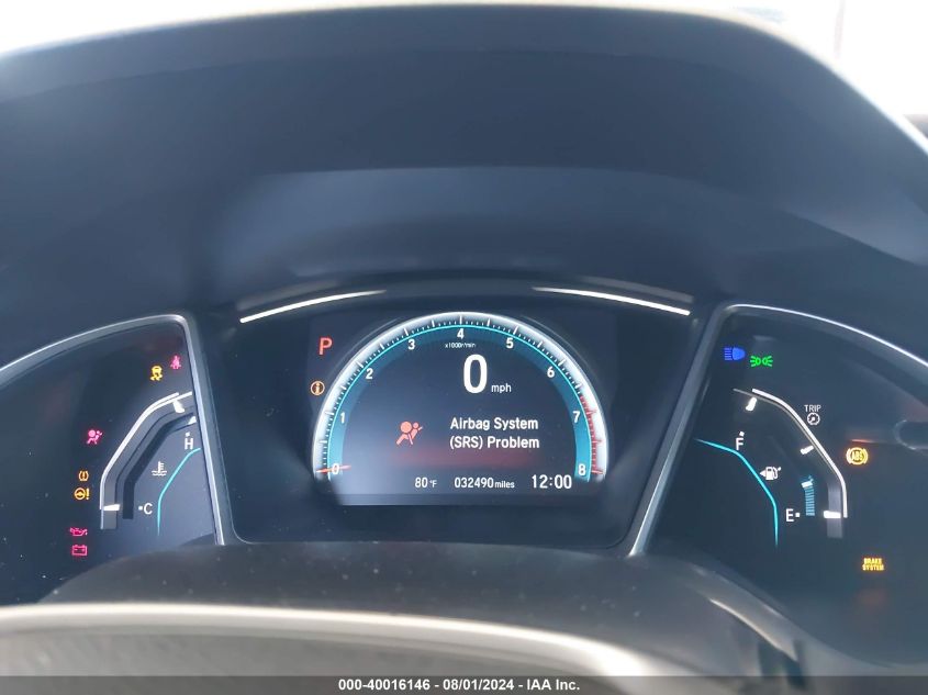 2018 Honda Civic Ex VIN: 2HGFC2F71JH550596 Lot: 40016146