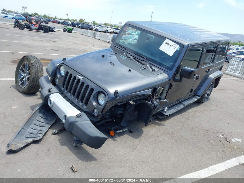 2014 JEEP WRANGLER UNLIMITED SAHARA - 1C4BJWEG8EL296504